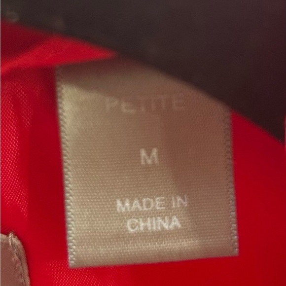 Liz Claiborne Red Trench Coat/Rain Jacket with Toggles. Fisherman Core. - Picture 4 of 9